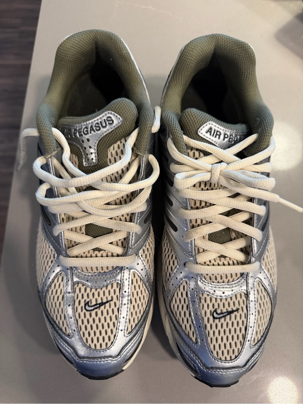 Nike Air Pegasus 2005 - Olive Green & Silver